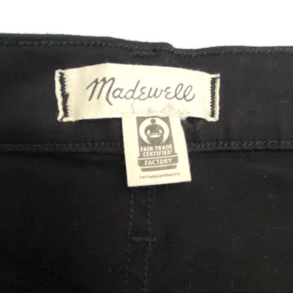 NWOT Madewell High Waist Skinny Jeans Black 25 - Picture 9 of 12